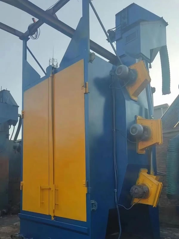 Hook type shot blasting machine