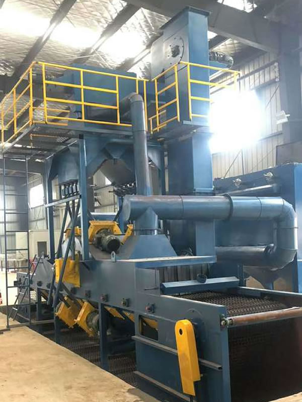Belt type shot blasting machine